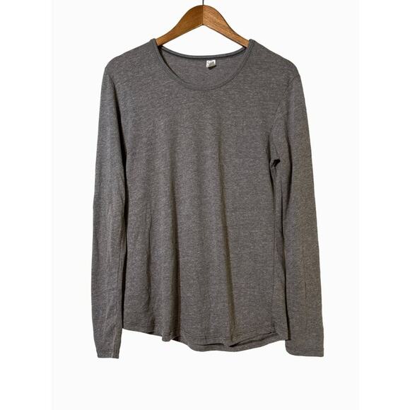 Alternative Apparel Women’s Size Large Gray Long Sleeve Pullover Shirt - Picture 1 of 6